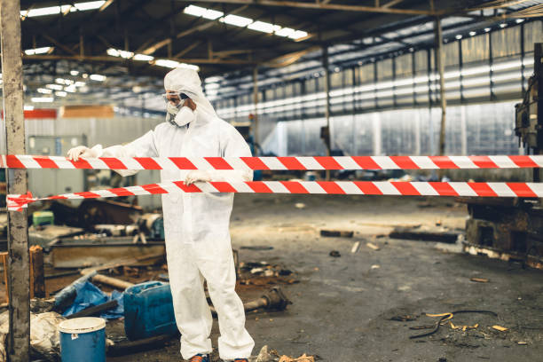 Professional Drug Lab Cleanup technician working in Williston Park, NY